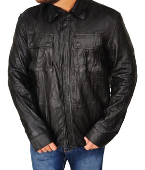 Ian Somerhalder Vampire Diaries Leather Jacket