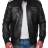 Brooklyn Nine Nine Jake Peralta Black Leather Jacket