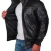 Brooklyn Nine Nine Jake Peralta Black Leather Jacket