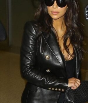Kim Kardashian Double Breasted Jacket Blazer