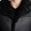 Rockville Mens Black Shearling Leather Coat Rockville Mens Black Shearling Leather Coat