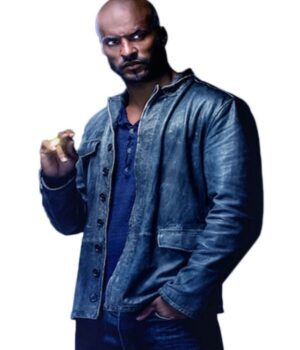 Ricky Whittle American Gods Leather Jacket