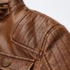 Navan Mens Four Pockets Shearling Lined Jacket Navan Mens Four Pockets Shearling Lined Jacket