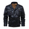 Navan Mens Four Pockets Shearling Lined Jacket Navan Mens Four Pockets Shearling Lined Jacket