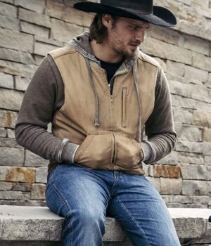 KAYCE DUTTON YELLOWSTONE BROWN VEST