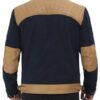 Gerald Mens Cotton Beige and Blue Jacket
