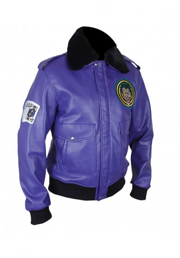joker with purple jacket