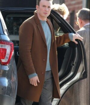 Knives Out Ransom Drysdale Brown Coat