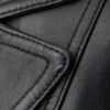 Surry Black Lambskin Leather Blazer Jacket Womens