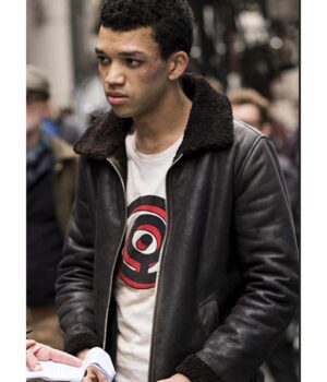 Pokemon Detective Pikachu Tim Goodman Fur Collar Jacket