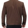 Cotton Brown Trucker Jacket Mens