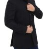 Alejandro Mens Black Wool Blazer Jacket