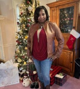 Womens Bikers Fitted Tan Leather Jacket photo review