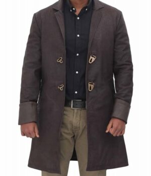 Firefly Malcolm Reynolds Coat - Brown Suede 3/4 Length Style