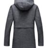 Barry Grey Wool Coat With Hood Mens