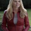 Once Upon A Time Emma Swan Red Leather Jacket