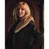 Yellowstone Kelly Reilly Shearling Wool Coat Yellowstone Kelly Reilly Shearling Wool Coat