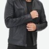 Dodge Lambskin Mens Motorcycle Style Leather Jackets