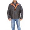 Gil Birmingham Yellowstone Brown Leather Jacket