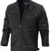 The Vincént: Brown Distressed Motorcycle Leather Jacket