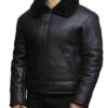 Bulky Black Aviator Jacket