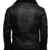 Bulky Black Aviator Jacket