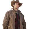 Yellowstone Wes Bentley Brown Jacket