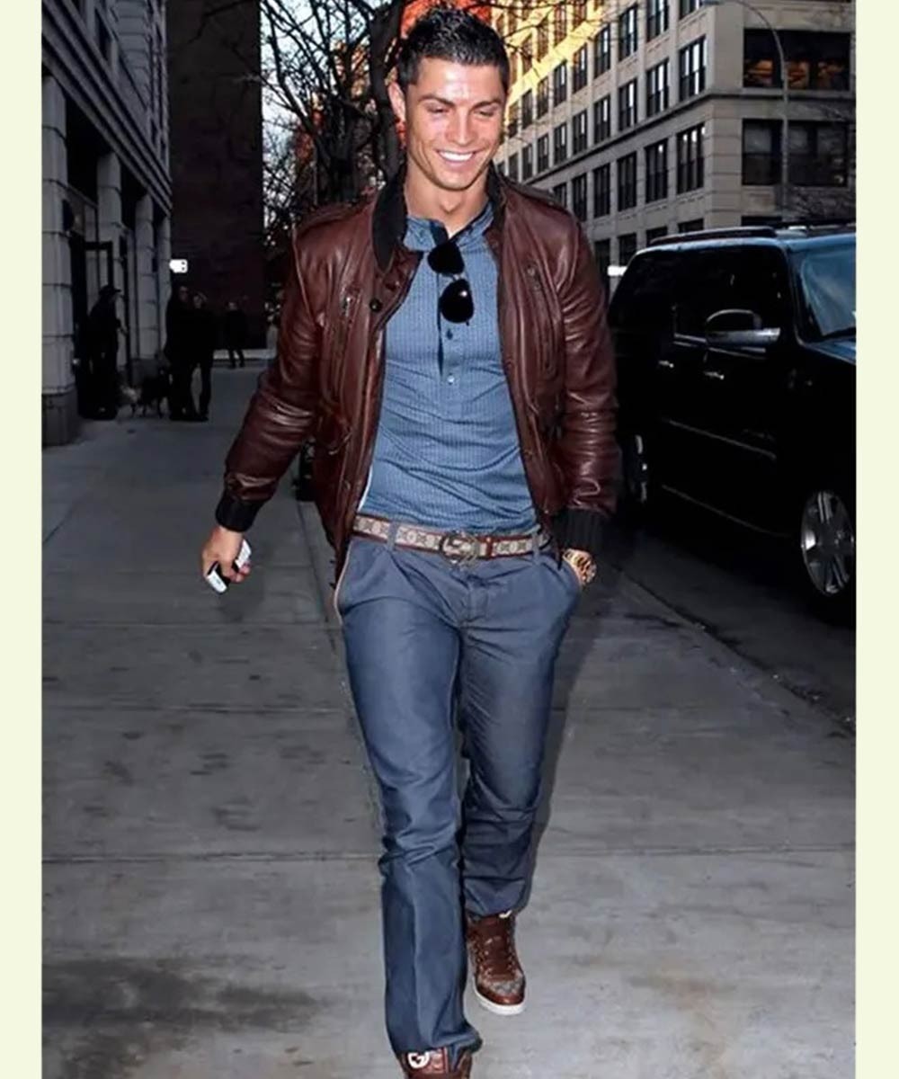 Cristiano Ronaldo Brown Jacket Cristiano Ronaldo Brown Jacket