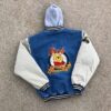 90s Xxxtentacion Winnie The Pooh Varsity Denim Jacket