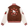 Hello Kitty Apples Varsity Jacket (BLACK)