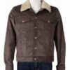 KEVIN COSTNER YELLOWSTONE BROWN CORDUROY JACKET