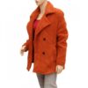 Kelly Reilly Yellowstone Orange Shearling Coat