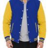 Blue and Yellow Varsity Jacket Blue and Yellow Varsity Jacket