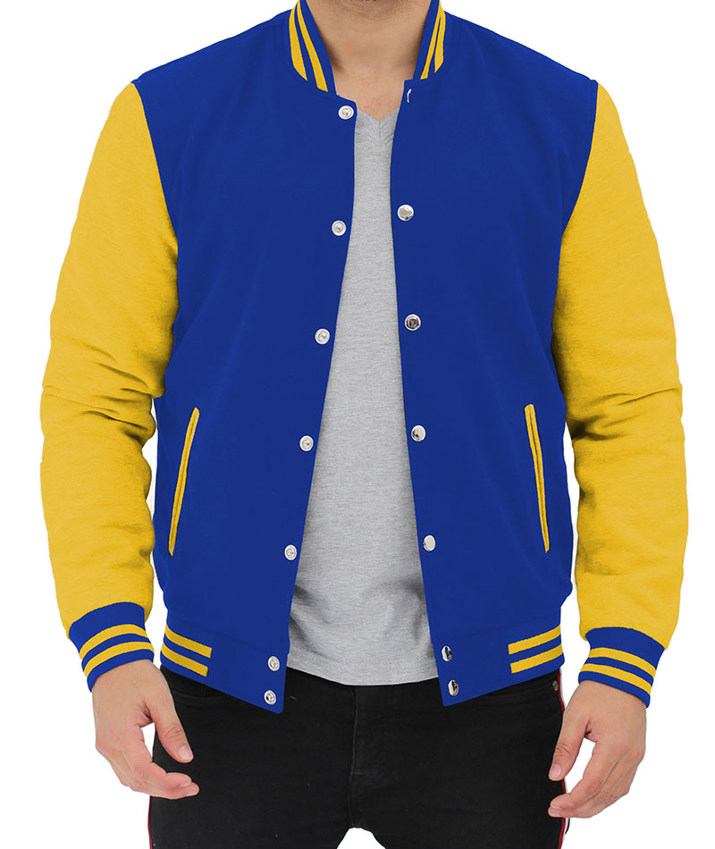 Blue and Yellow Varsity Jacket Blue and Yellow Varsity Jacket