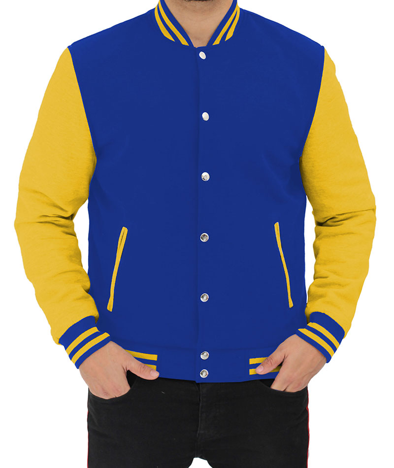 Blue and Yellow Varsity Jacket Blue and Yellow Varsity Jacket