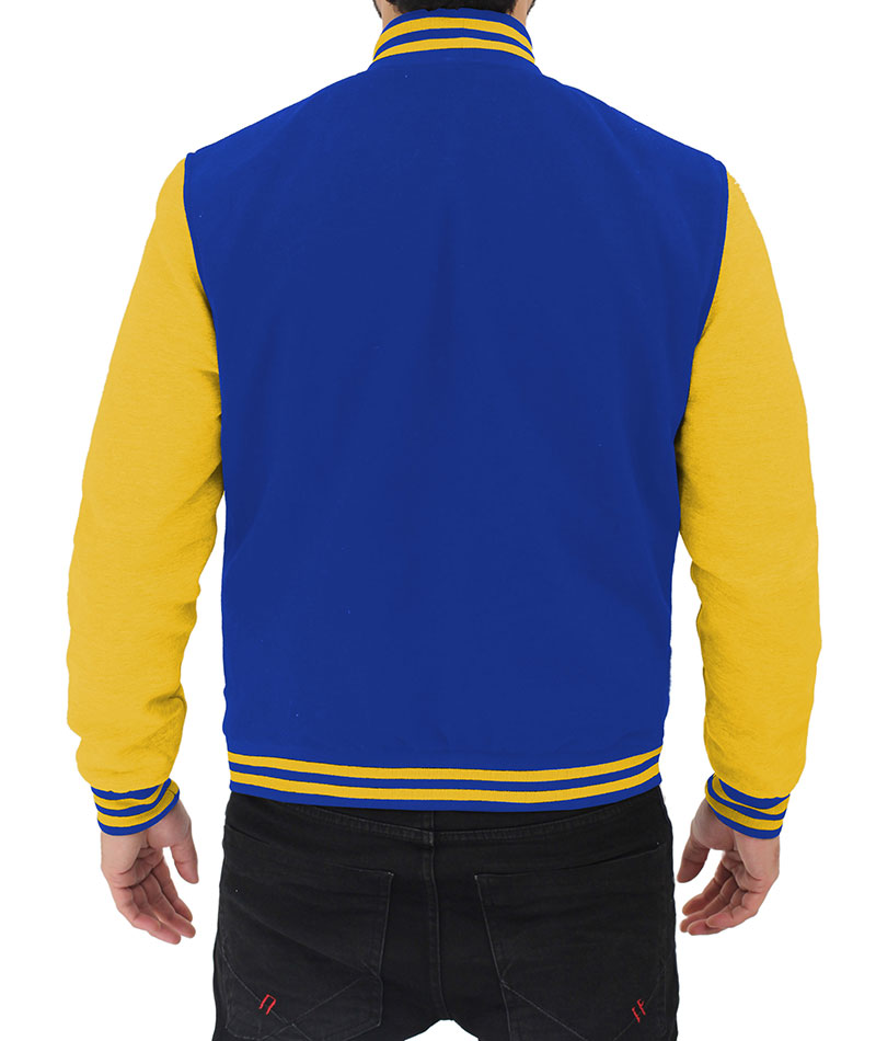 Blue and Yellow Varsity Jacket Blue and Yellow Varsity Jacket