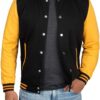 Black and Yellow Varsity Jacket