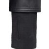 Tralee Black Womens Hooded Leather Jacket