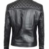 Womens Real Leather Quilted Jacket Womens Real Leather Quilted Jacket
