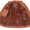 Amy Womens Fitted Leather Jacket