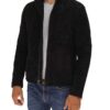 Jasper Black Suede Jacket Mens 