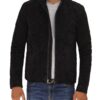 Jasper Black Suede Jacket Mens 