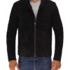 Jasper Black Suede Jacket Mens 