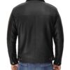 Vintage Mens Black Leather Jacket
