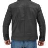 Mens Black Vintage Leather Jacket