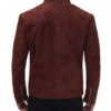 Miguel Men Brown Suede Leather Jacket