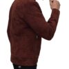 Miguel Men Brown Suede Leather Jacket