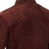 Miguel Men Brown Suede Leather Jacket