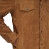Logan Mens Suede Tan Jacket 
