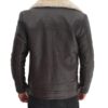 Hartford Leather Shearling Jacket Mens